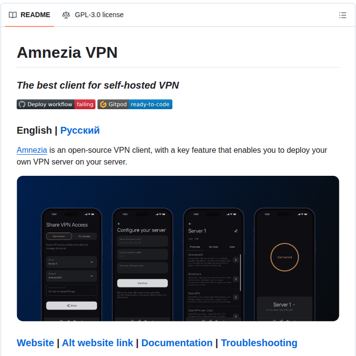 Amnezia Vpn Amnezia Client screenshot