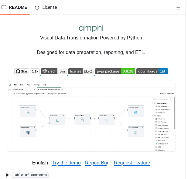 Amphi Ai Amphi Etl screenshot