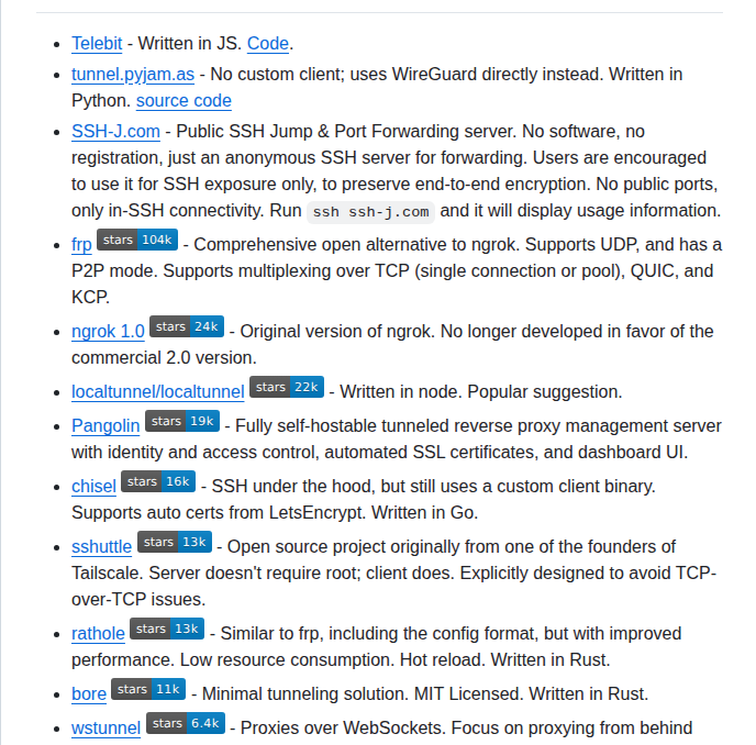 Anderspitman Awesome Tunneling screenshot