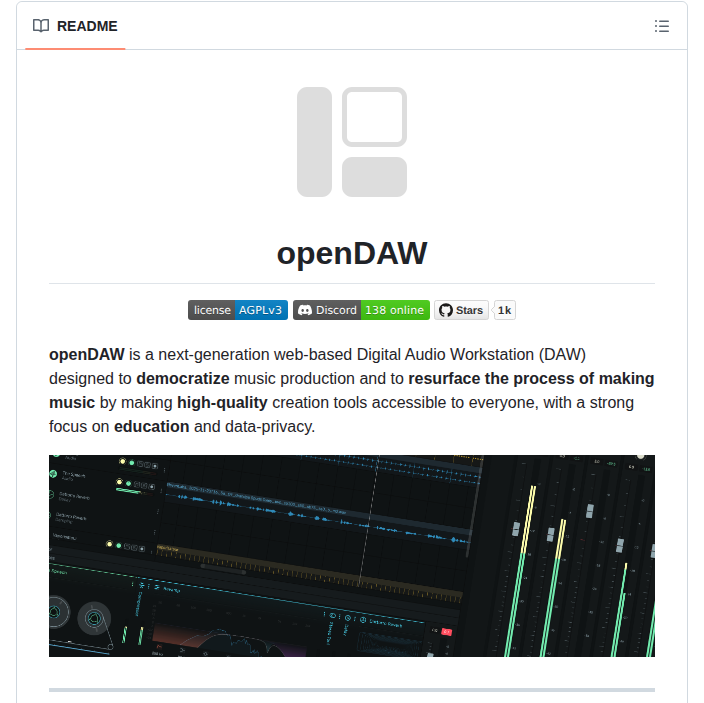 Andremichelle Opendaw screenshot