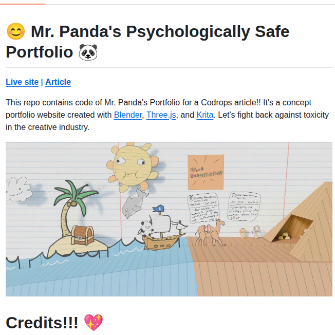 Andrewwoan Mr Pandas Psychologically Safe Portfolio screenshot