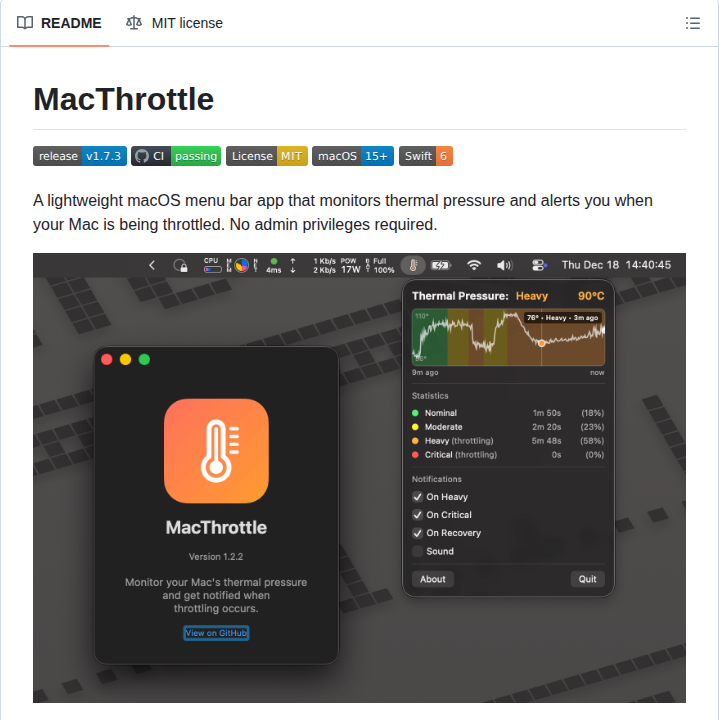 Angristan Macthrottle screenshot