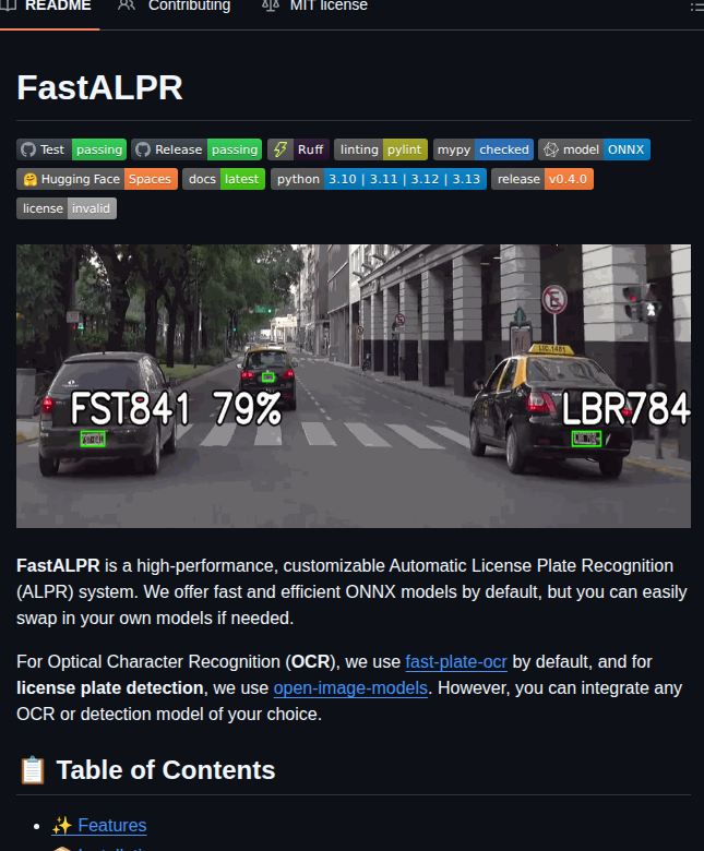Ankandrew Fast Alpr screenshot