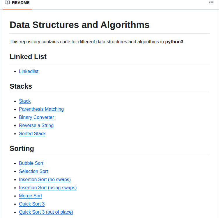 Anoubhav Data Structures And Algorithms screenshot