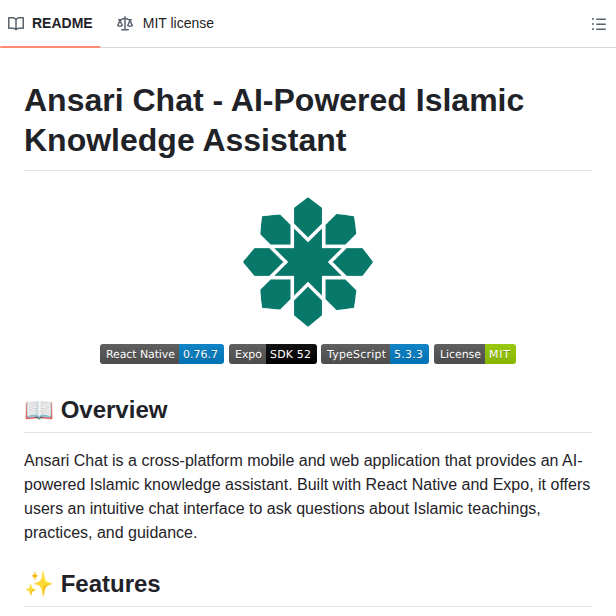 Ansari Project Ansari Frontend screenshot