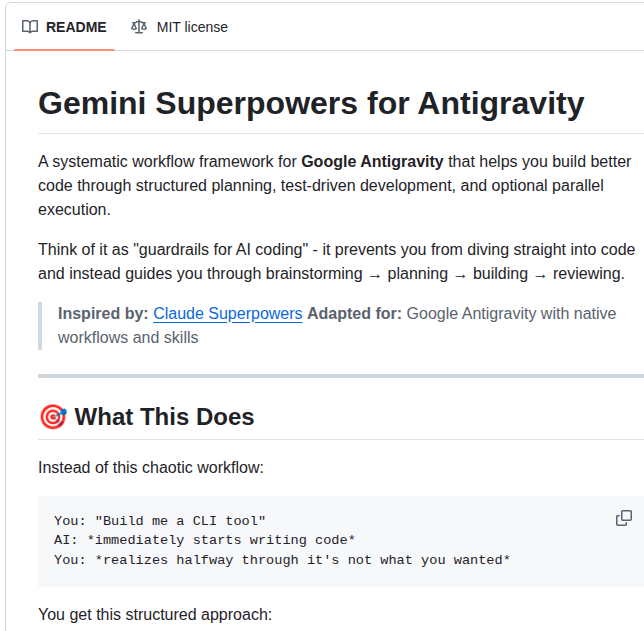 Anthonylee991 Gemini Superpowers Antigravity screenshot