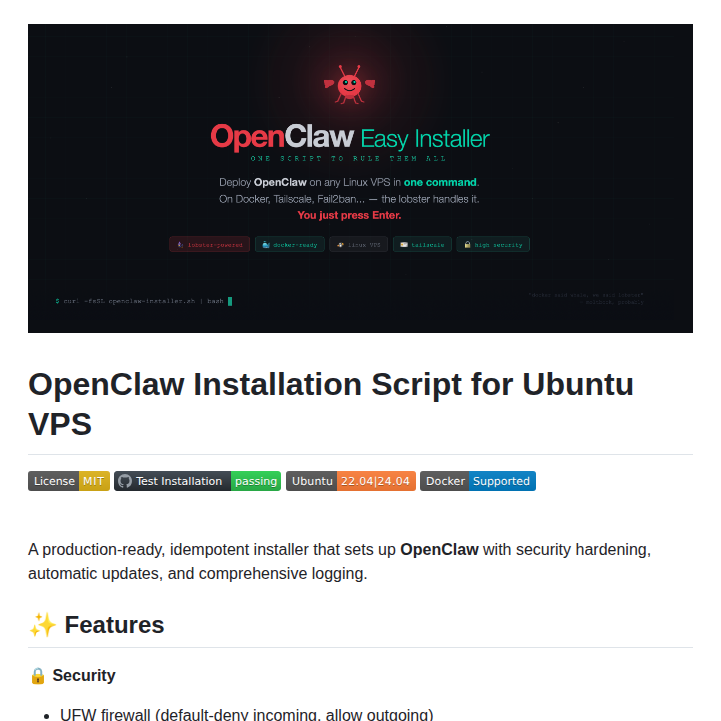 Antonioribeiro Openclaw Installer screenshot