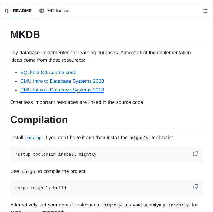 Antoniosarosi Mkdb screenshot