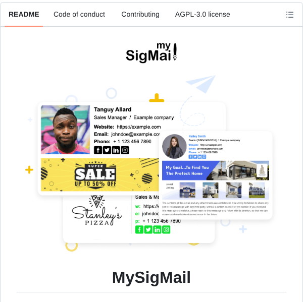 Antonreshetov Mysigmail screenshot