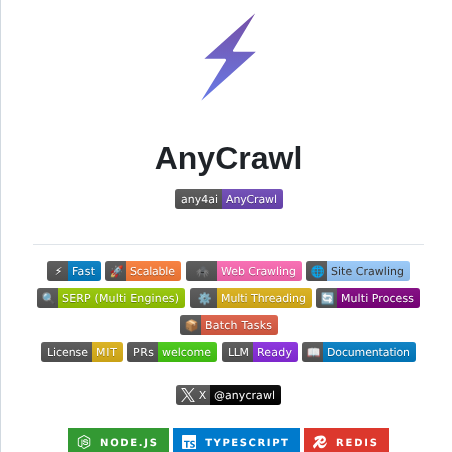 Any4ai Anycrawl screenshot