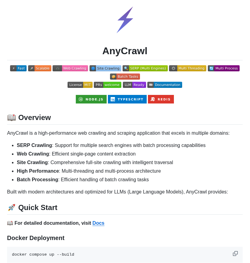 Any4ai Anycrawl screenshot