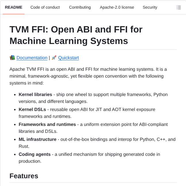 Apache Tvm Ffi screenshot