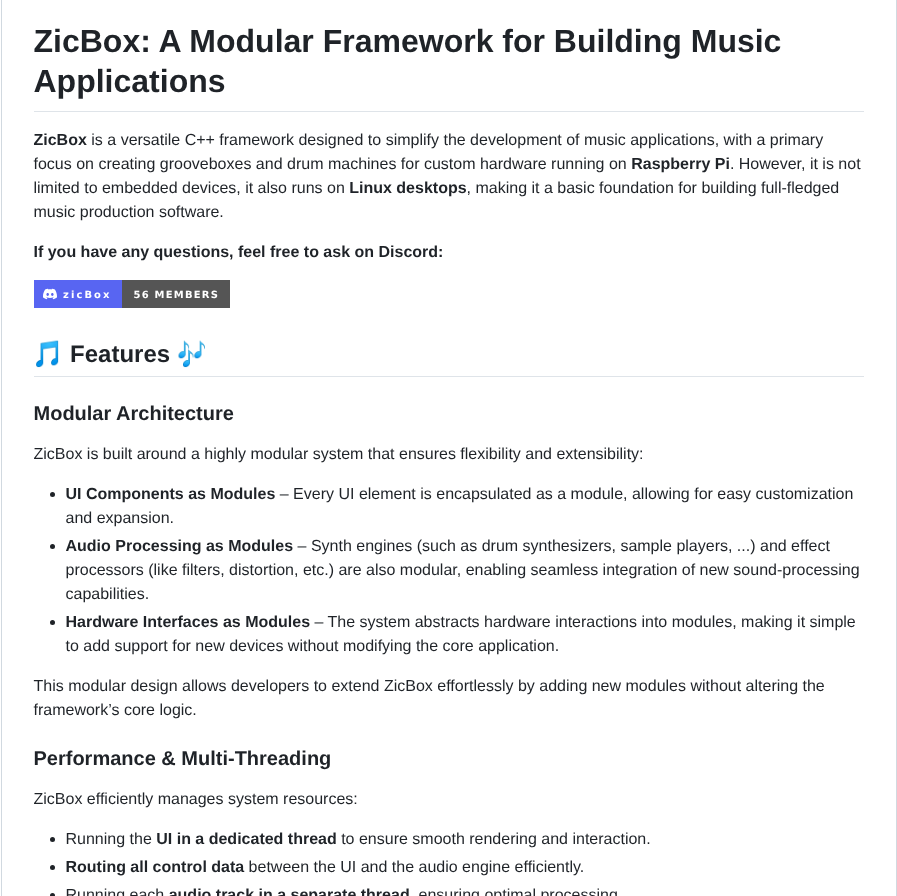 Apiel Zicbox screenshot