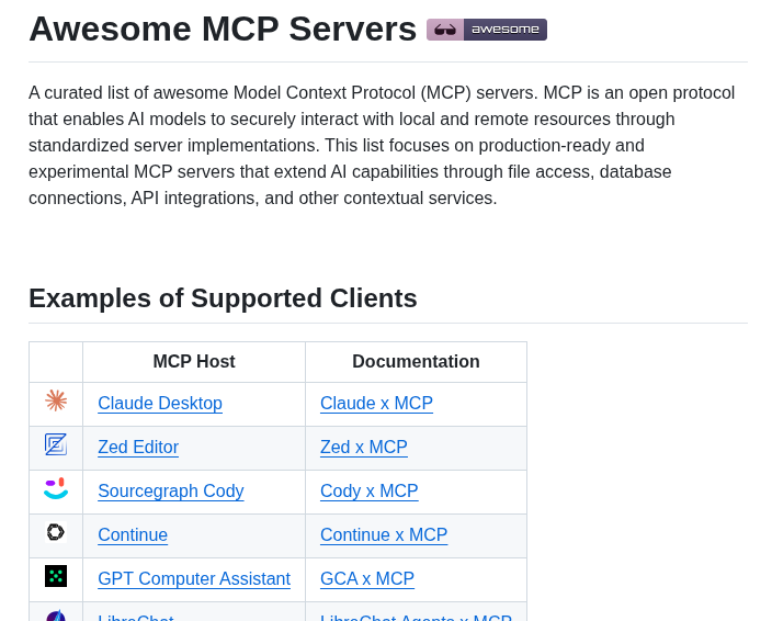 Appcypher Awesome Mcp Servers screenshot