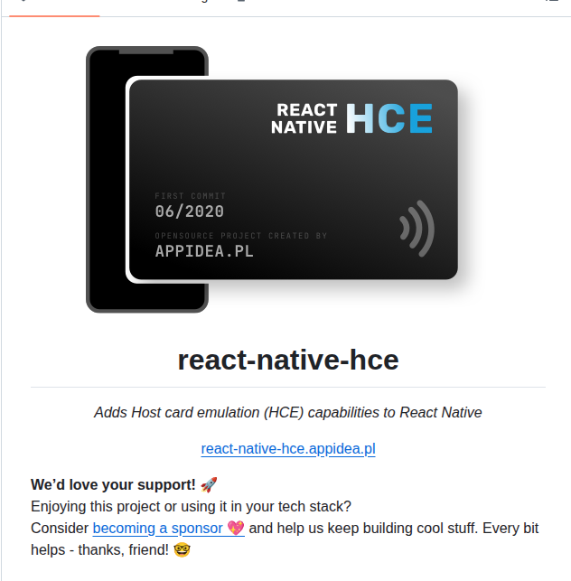 Appidea React Native Hce screenshot