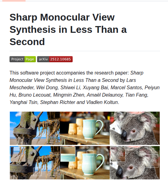 Apple Ml Sharp screenshot