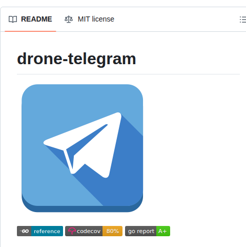 Appleboy Drone Telegram screenshot