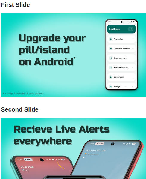 Appsfolder Livebridge screenshot