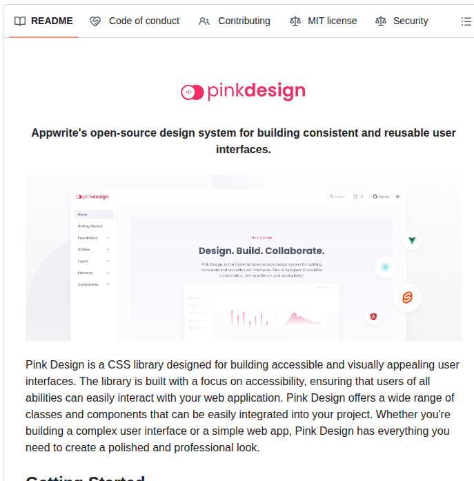 Appwrite Pink screenshot