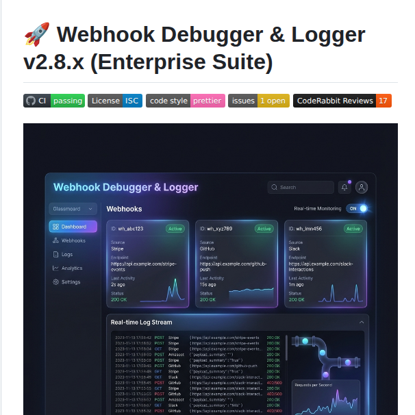Ar27111994 Webhook Debugger Logger screenshot