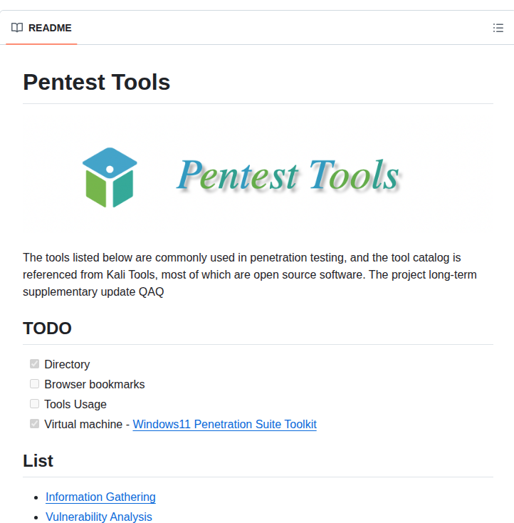 Arch3rpro Pentesttools screenshot