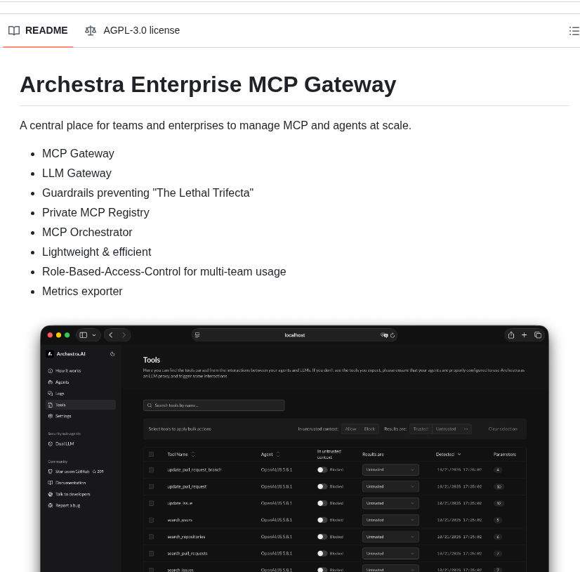 Archestra Ai Archestra screenshot