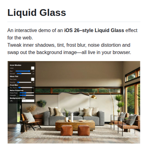 Archisvaze Liquid Glass screenshot