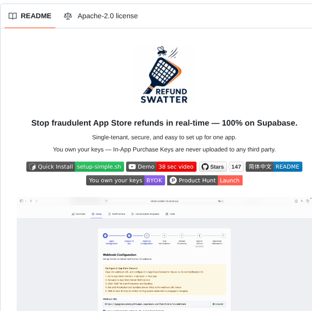 Argus Sight Refund Swatter Lite screenshot