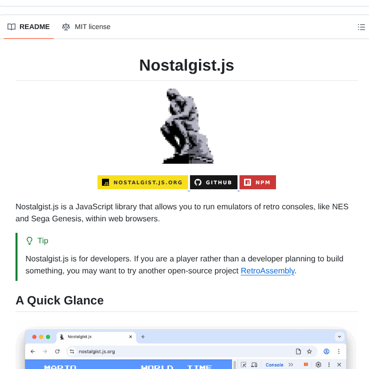 Arianrhodsandlot Nostalgist screenshot