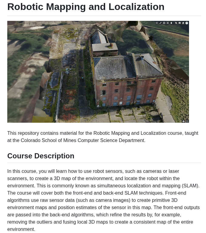 Ariarobotics Robotic Mapping screenshot