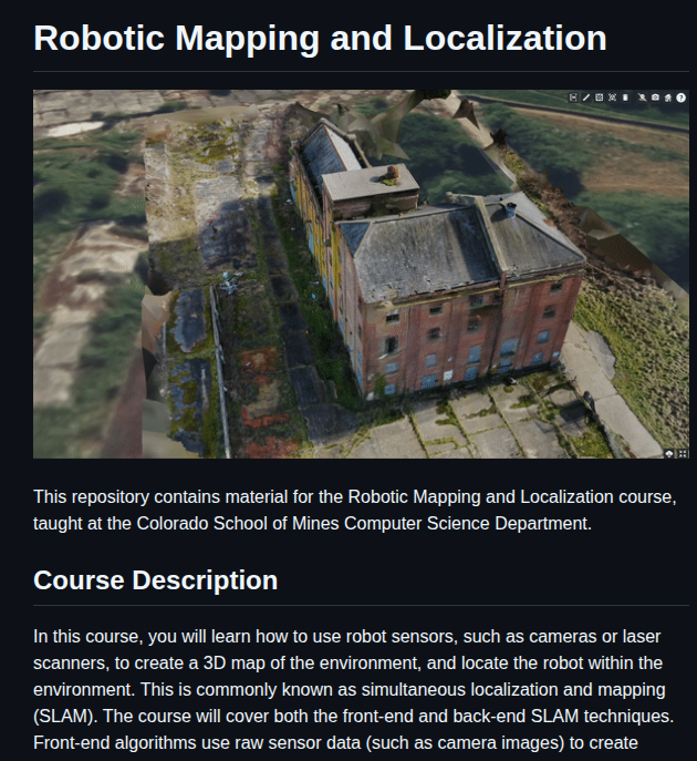 Ariarobotics Robotic Mapping screenshot