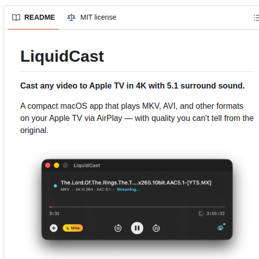 Arnabing Liquidcast screenshot