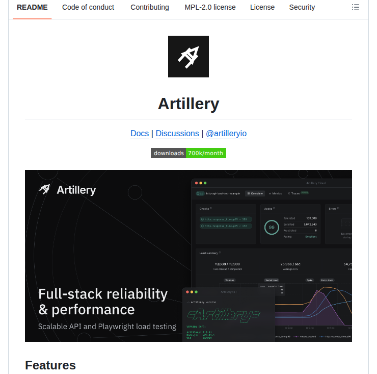 Artilleryio Artillery screenshot