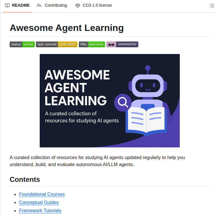 Artnitolog Awesome Agent Learning screenshot