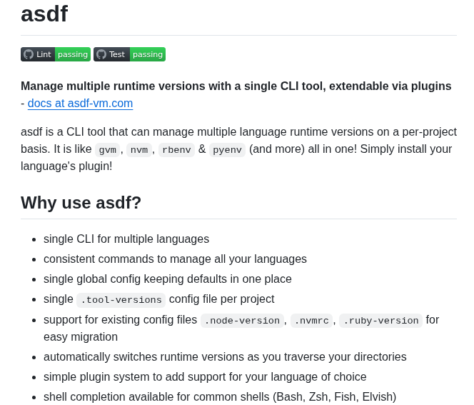 Asdf Vm Asdf screenshot