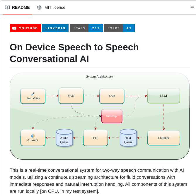 Asiff00 On Device Speech To Speech Conversational Ai screenshot