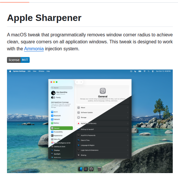 Aspauldingcode Apple Sharpener screenshot