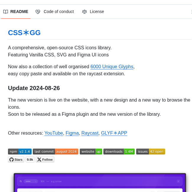 Astrit Css.gg screenshot