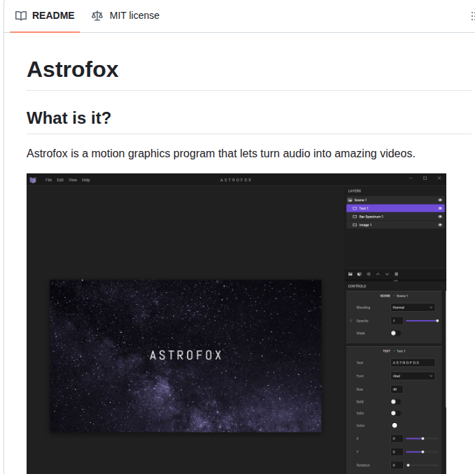 Astrofox Io Astrofox screenshot