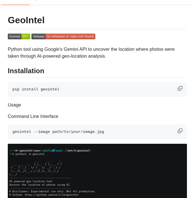 Atiilla Geointel screenshot