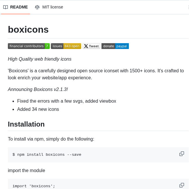 Atisawd Boxicons screenshot