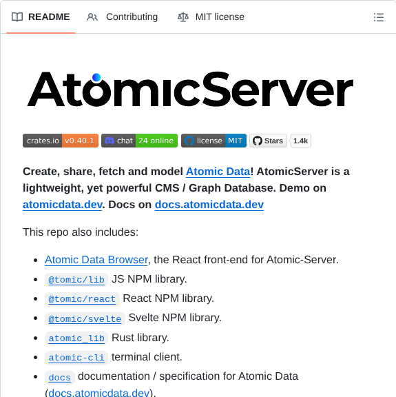 Atomicdata Dev Atomic Server screenshot