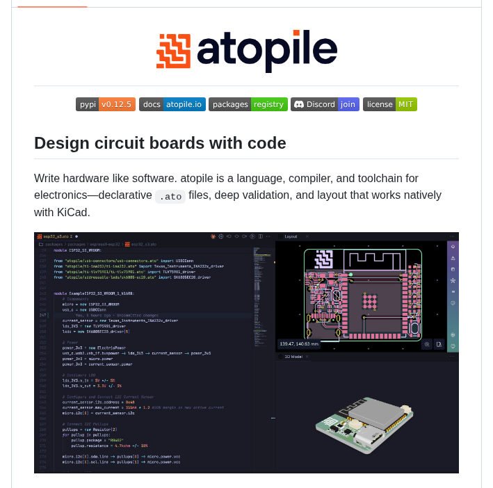 Atopile Atopile screenshot