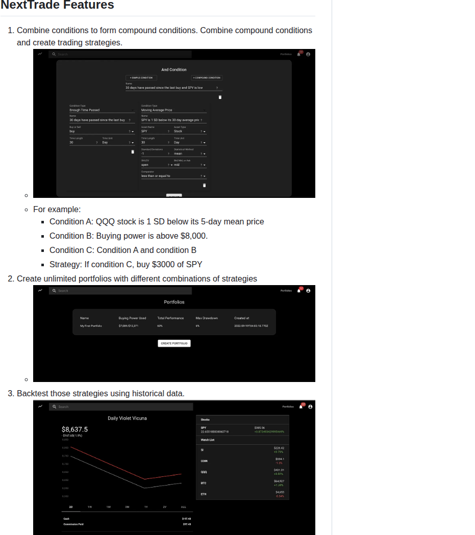 Austin Starks Nexttrade screenshot