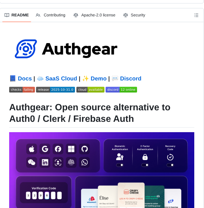 Authgear Authgear Server screenshot