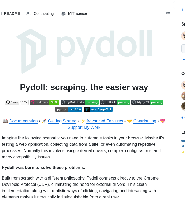 Autoscrape Labs Pydoll screenshot
