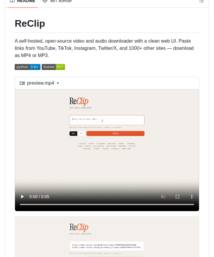 Averygan Reclip screenshot