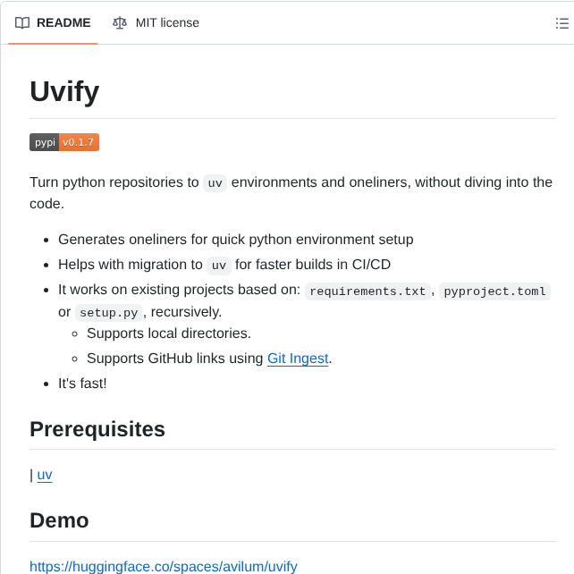 Avilum Uvify screenshot