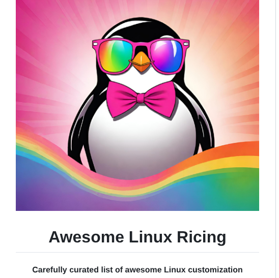 Avtzis Awesome Linux Ricing screenshot