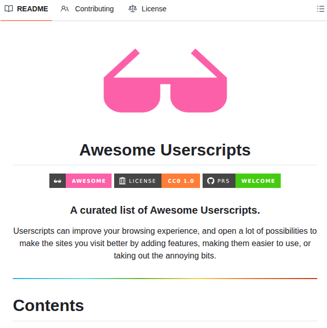 Awesome Scripts Awesome Userscripts screenshot